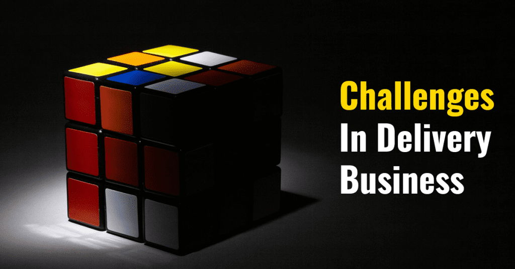 image shows a Rubics cube as a metaphor to explain how difficult the challenges can be in delivery business.